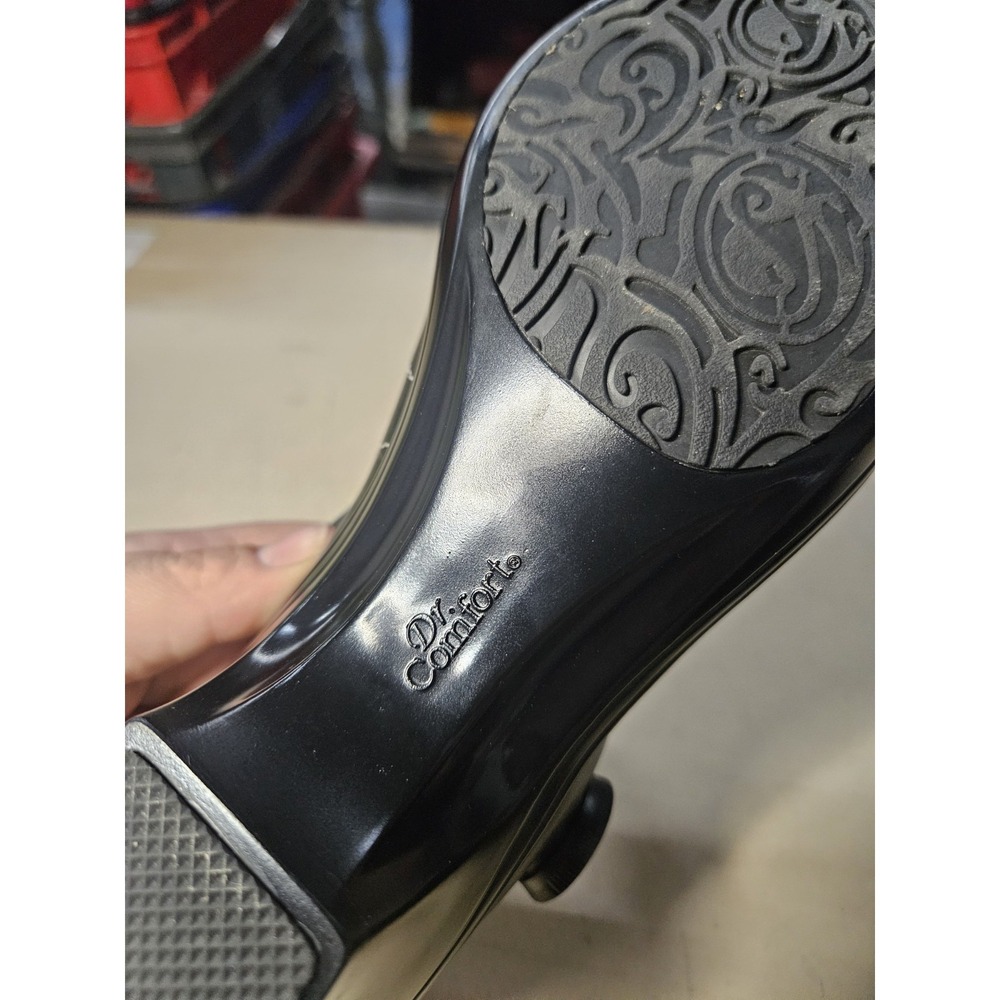 DR. COMFORT Womens Black Diabetic Leather Upper‎ Carmen Classic Pumps Siz 6.5 - Picture 6 of 12
